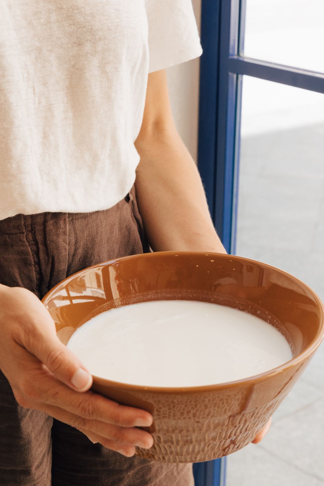 Kéfir de cabra natural sin azúcar añadido